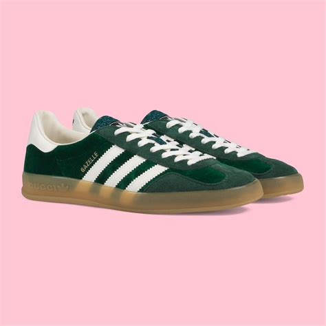 green gucci gazelle|gucci gazelle sneakers.